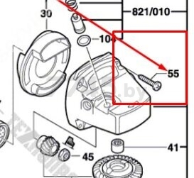 Винт для шлифмашины угловой BOSCH GWS7-115 / GWS14-125C (1603415005)