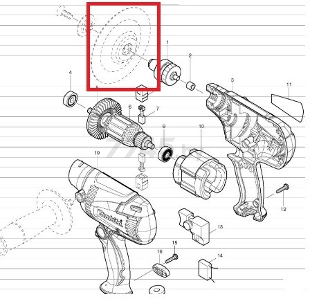 Подошва для полирователя MAKITA GV 5000/GV 5010 120 мм (743025-8) - Фото 2