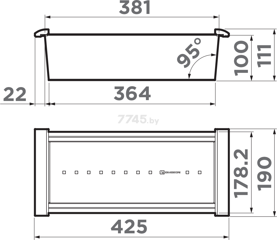 Коландер для мойки OMOIKIRI СО-02-PVD-LG (4999003) - Фото 2