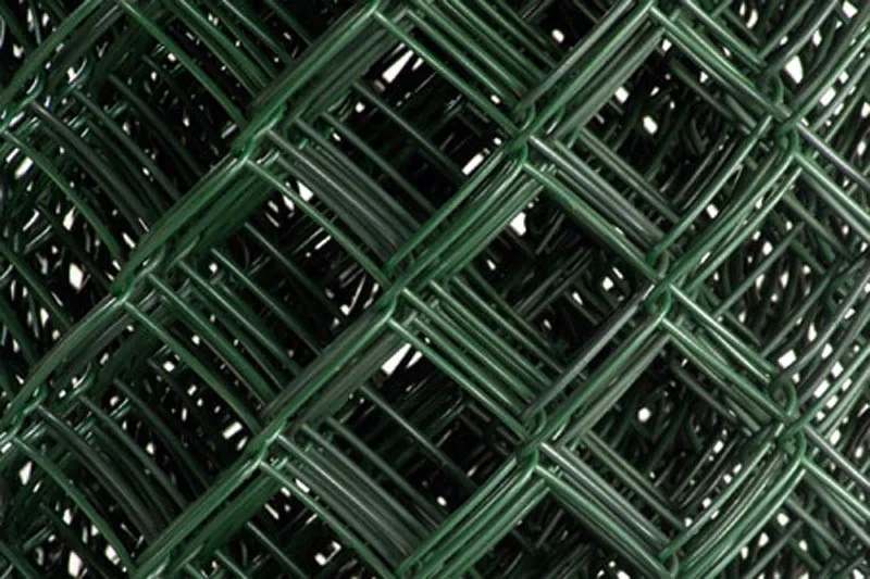 Сетка-рабица с ПВХ d 2,4 мм ячейка 55х55 мм БЕЛЗАБОР БАЙ 1,5x10 м зеленый - Фото 3