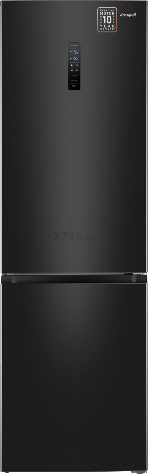 Холодильник WEISSGAUFF WRK 2000 Total NoFrost Inverter Black Inox (WRK2000TotalNoFrostInvert)