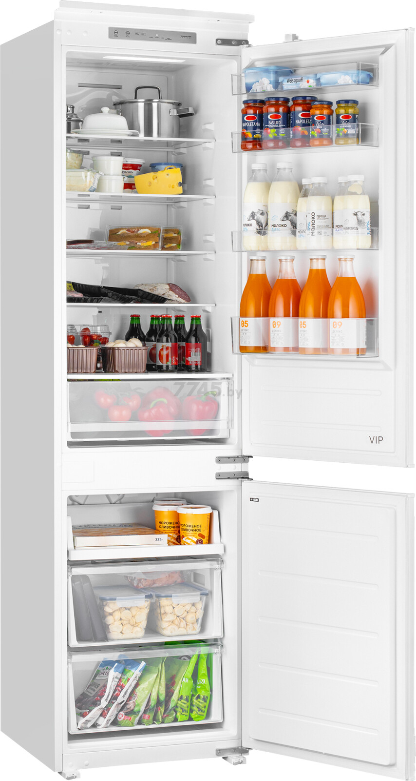Холодильник встраиваемый WEISSGAUFF WRKI 195 Total NoFrost Inverter (WRKI195TotalNoFrostInvert) - Фото 4