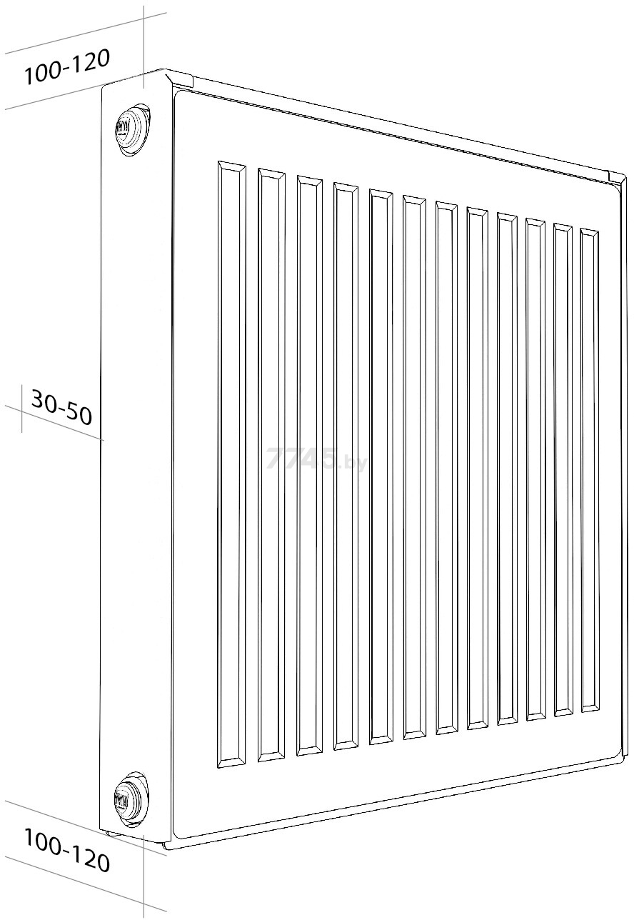 Радиатор стальной ROYAL THERMO Compact C11-500-900 (C11-500-900/9016) - Фото 3