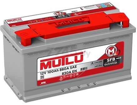 Аккумулятор автомобильный MUTLU 100 А·ч (L5.100.083.A)