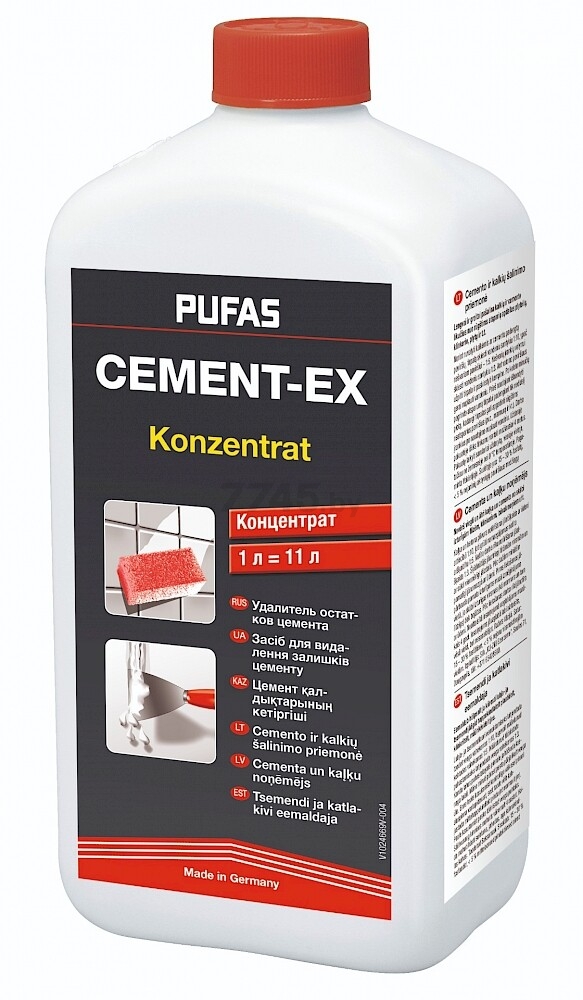 Средство для удаления цемента PUFAS Cement-Ex 1 л