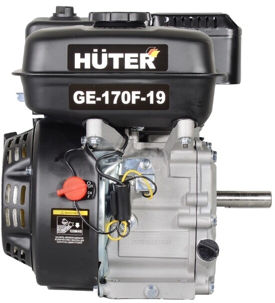 Двигатель бензиновый HUTER GE-170F-19 (70/15/1) - Фото 3