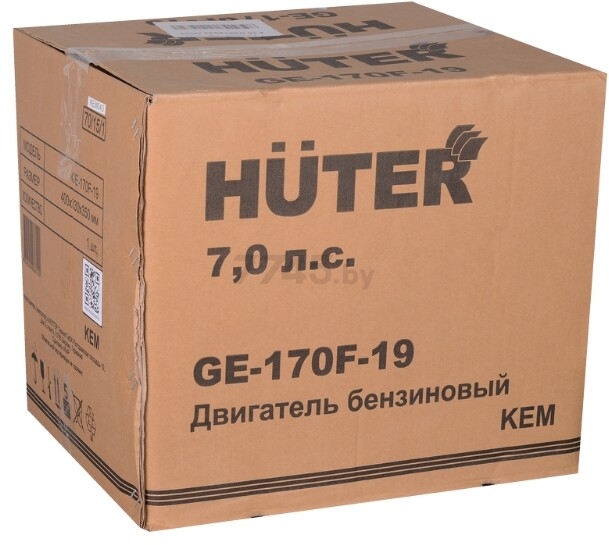 Двигатель бензиновый HUTER GE-170F-19 (70/15/1) - Фото 9