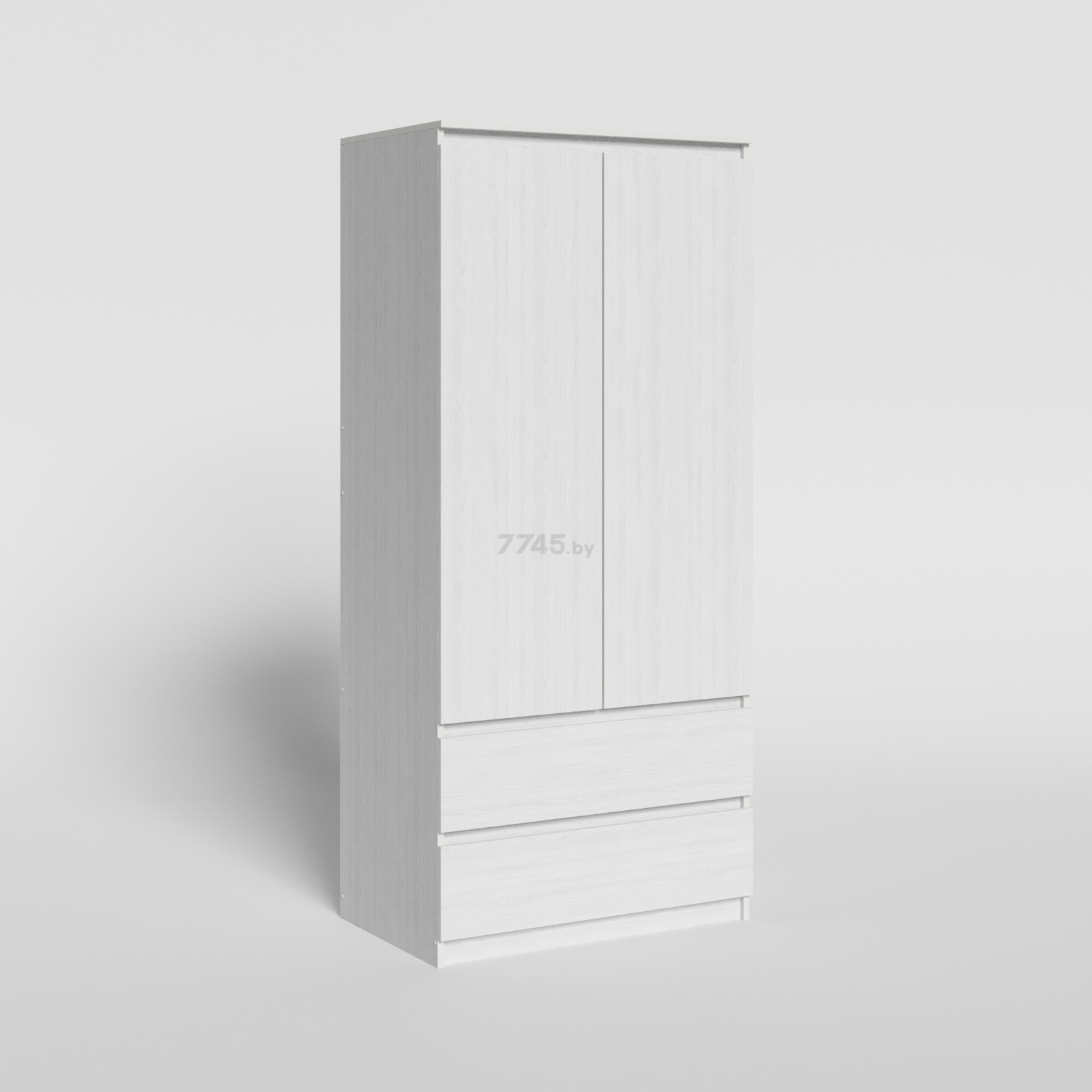 Шкаф 1GMC ШК-2 белый 80,4х50,7х180 см - Фото 2