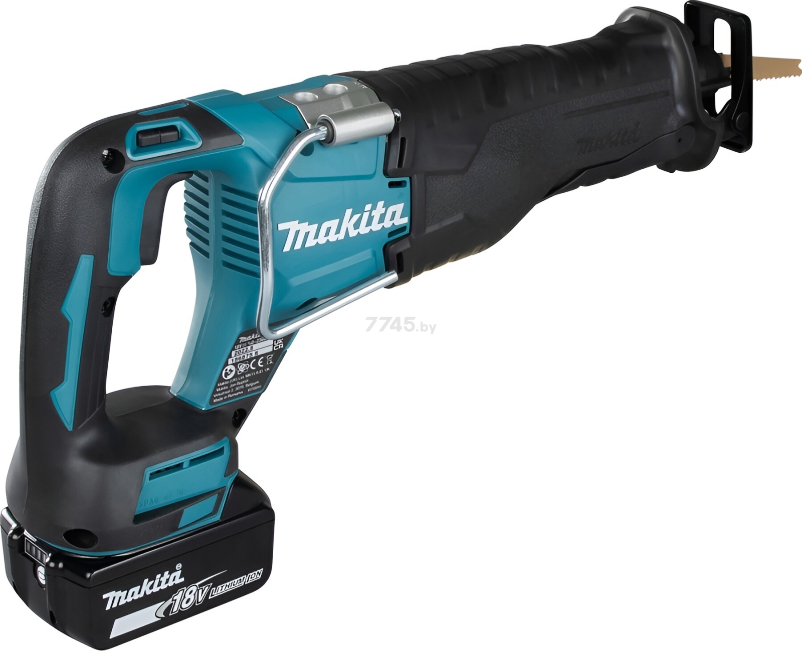 Пила сабельная аккумуляторная MAKITA DJR 187 RT (DJR187RT) - Фото 9