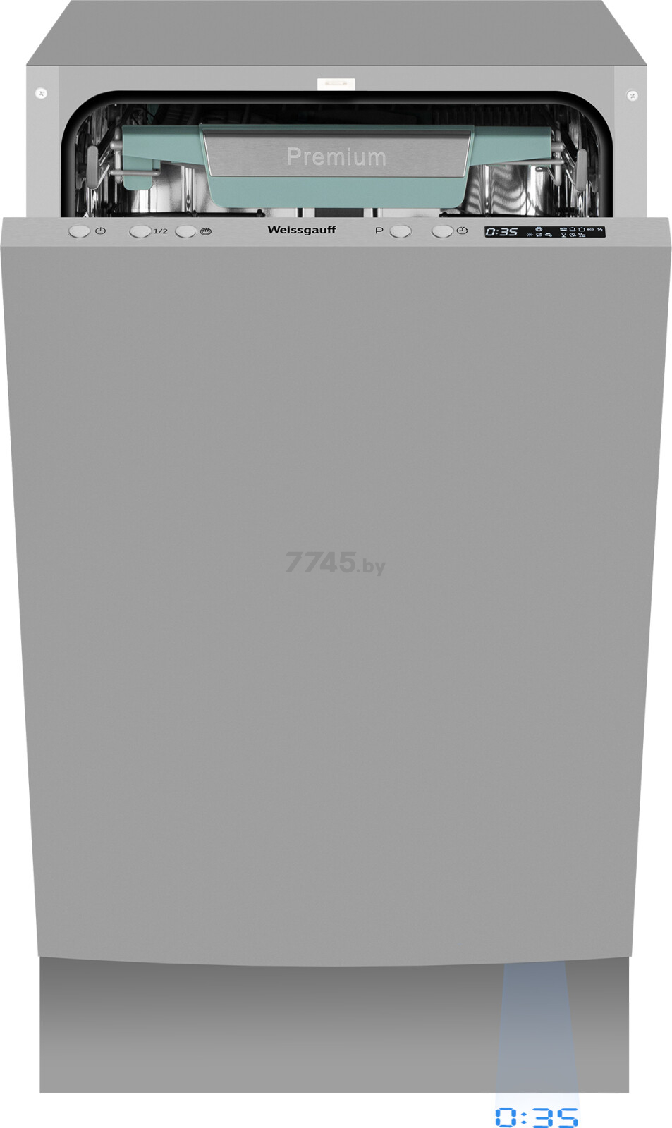 Машина посудомоечная встраиваемая WEISSGAUFF BDW 4139 D Timer Floor (BDW4139DTimerFloor)