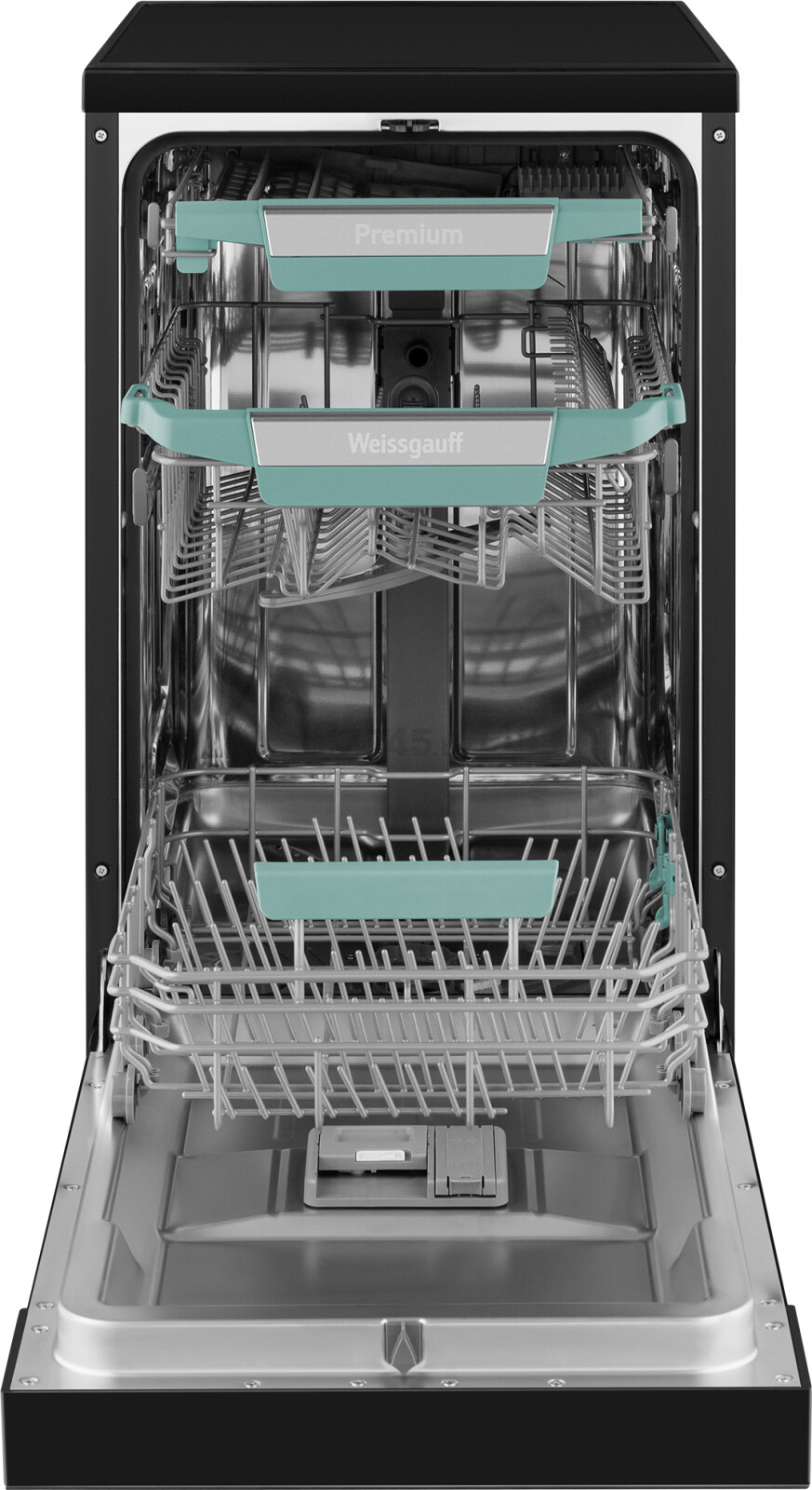 Машина посудомоечная WEISSGAUFF DW 4539 Inverter Touch AutoOpen Black (DW4539InverterTouchAutoOp) - Фото 4