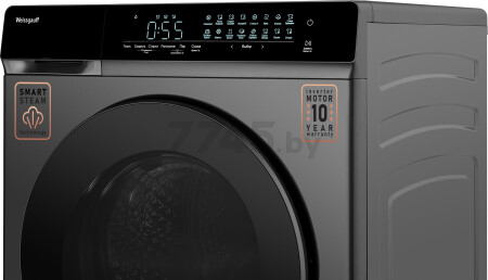 Стирально-сушильная машина WEISSGAUFF WMD 888 Touch Inverter Steam Silver (WMD888TouchInverterSteamS) - Фото 6