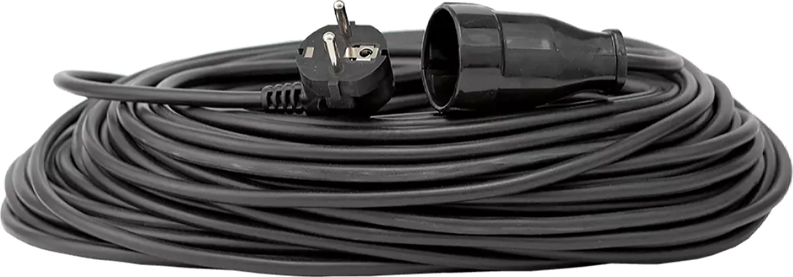 Удлинитель-шнур 30 м 1 розетка GLANZEN черный (ES-30-003)