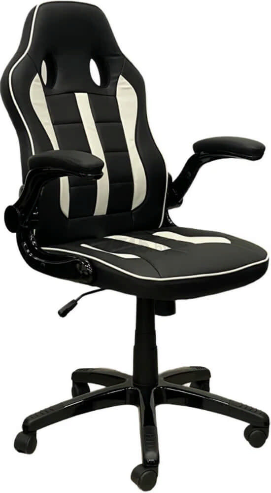 Кресло компьютерное SITUP Vega экокожа Black /White (5703)