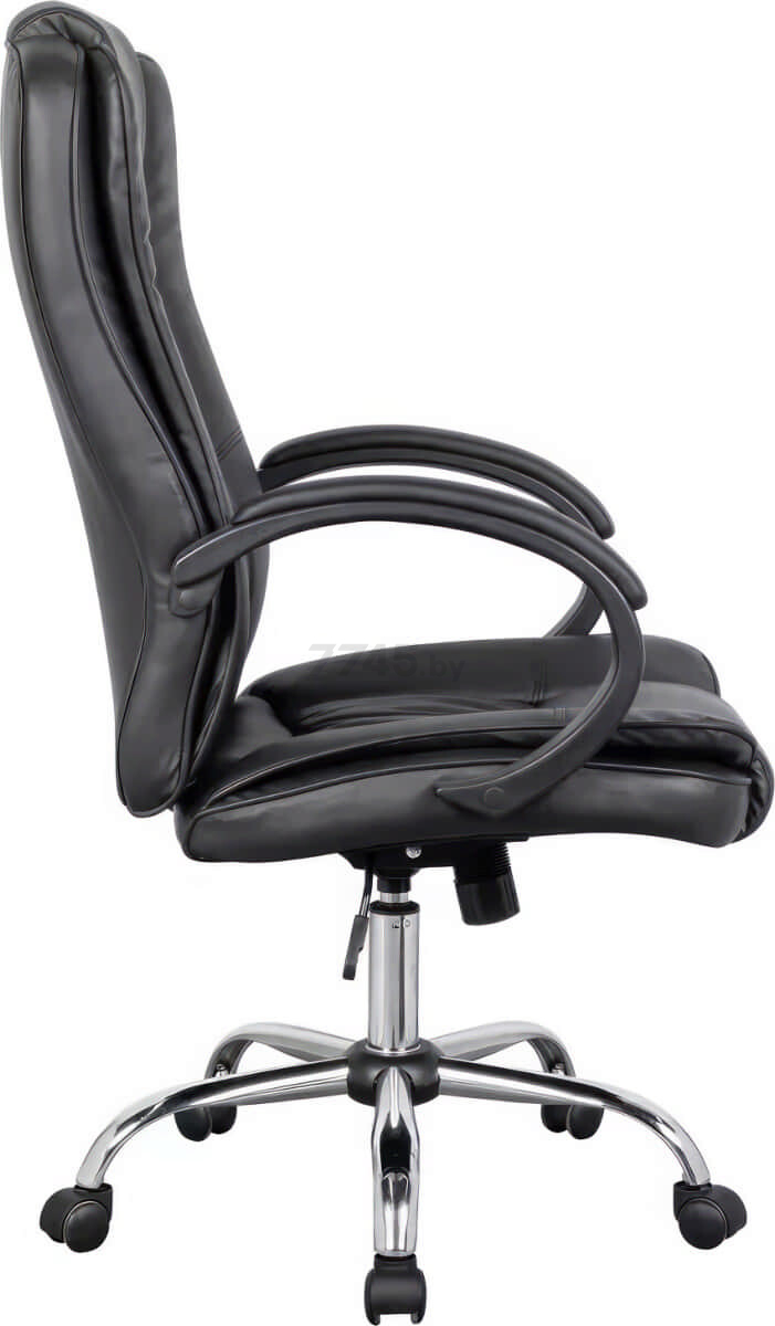 Кресло компьютерное SITUP Rapid chrome экокожа Black / Black (5870) - Фото 3