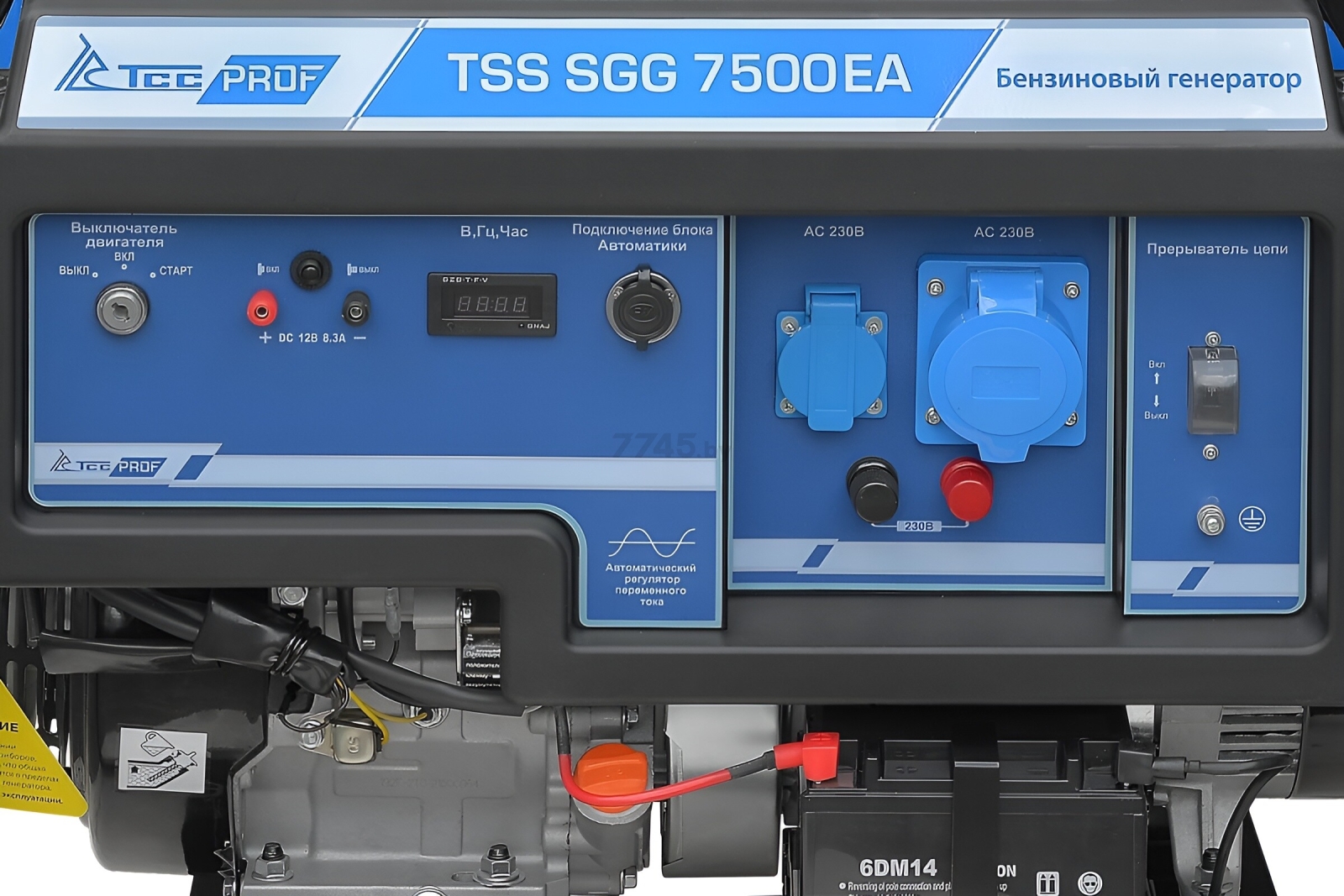 Генератор бензиновый TSS SGG 7500ЕA (021301) - Фото 4