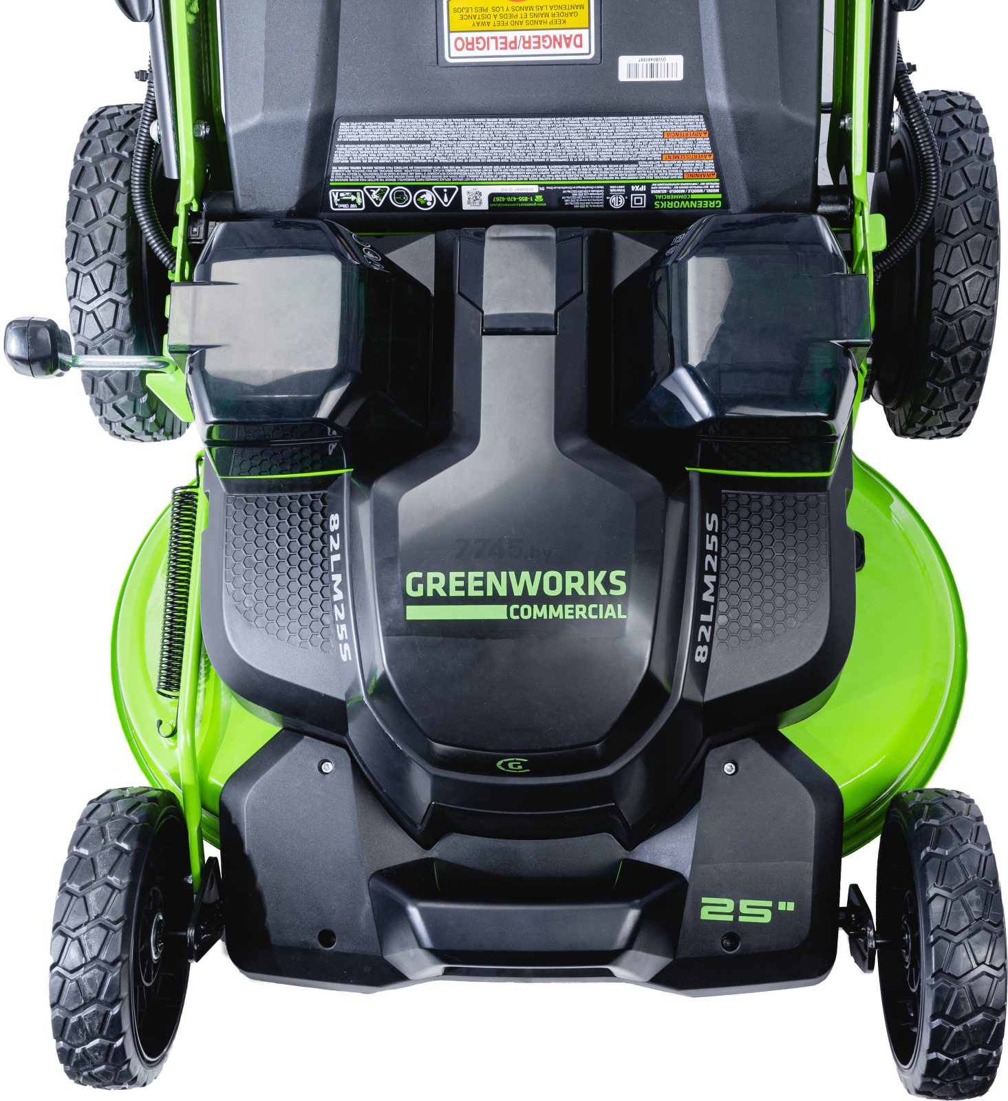 Газонокосилка аккумуляторная самоходная GREENWORKS GC82LM61S TwinForce (2515607) - Фото 14