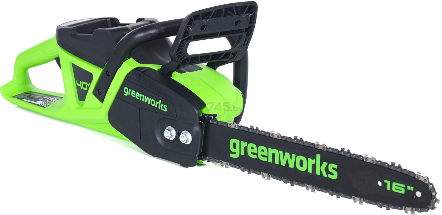 Пила цепная аккумуляторная GREENWORKS GD40CS20XK4 (2008807UB) - Фото 3