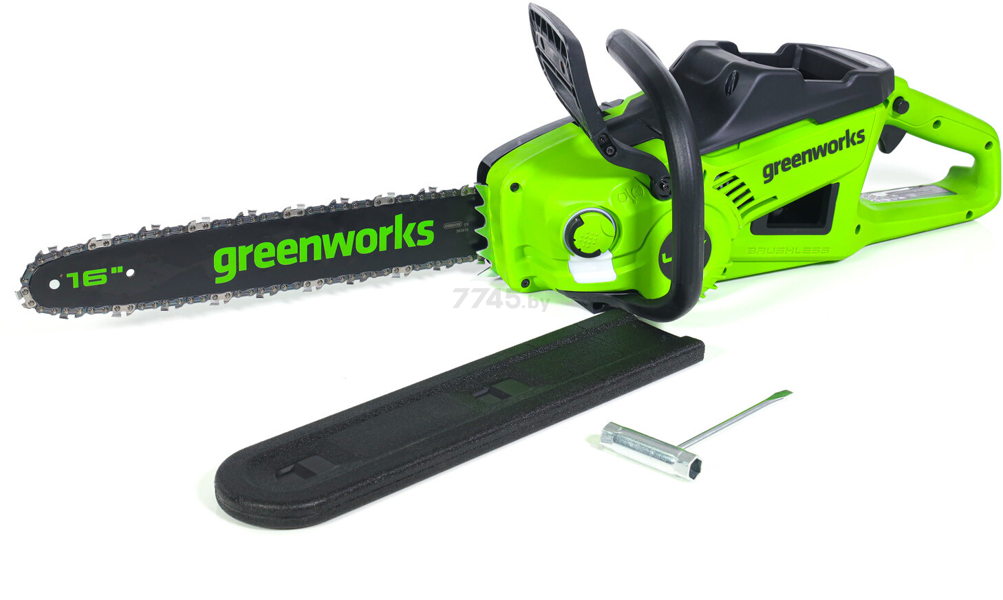 Пила цепная аккумуляторная GREENWORKS GD40CS20XK4 (2008807UB) - Фото 2