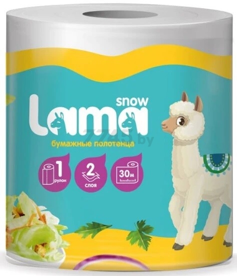 Полотенца бумажные LAMA Snow 1 рулон