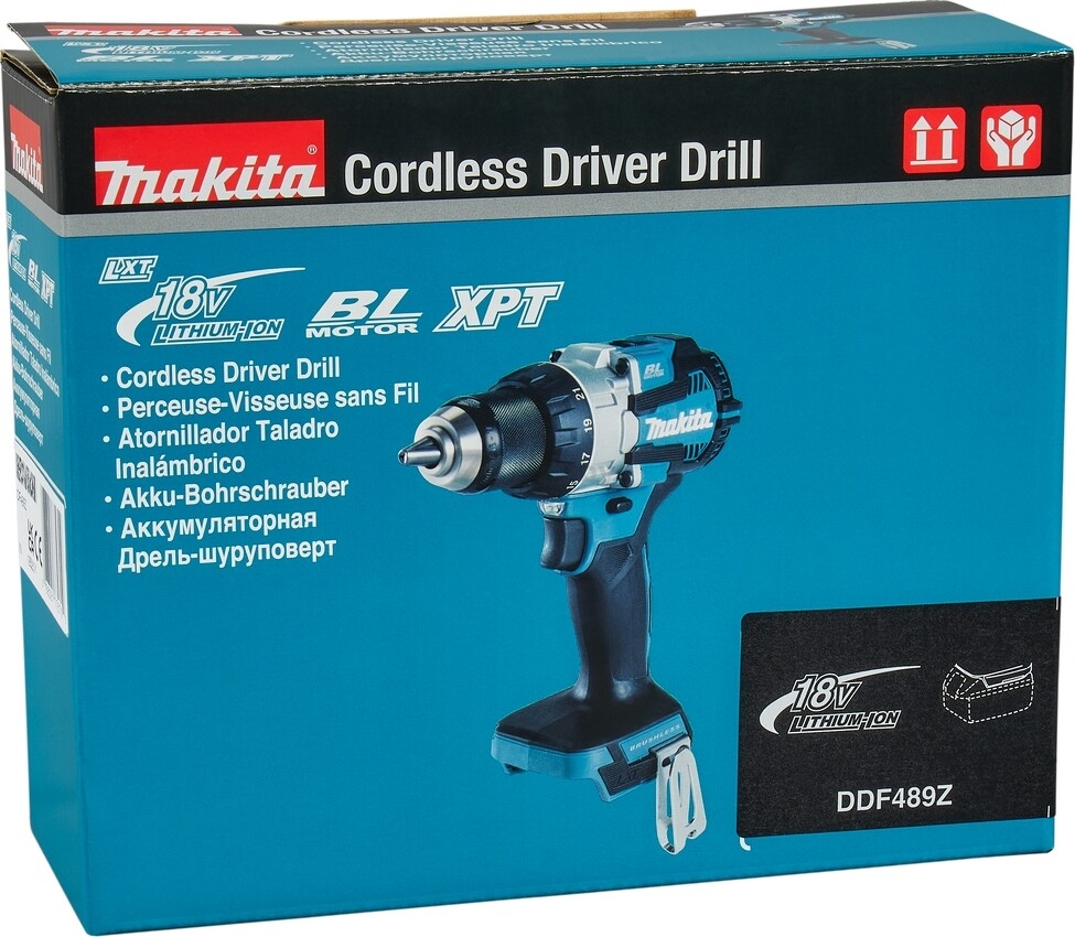 Дрель-шуруповерт аккумуляторная MAKITA DDF 489 Z (DDF489Z) - Фото 9