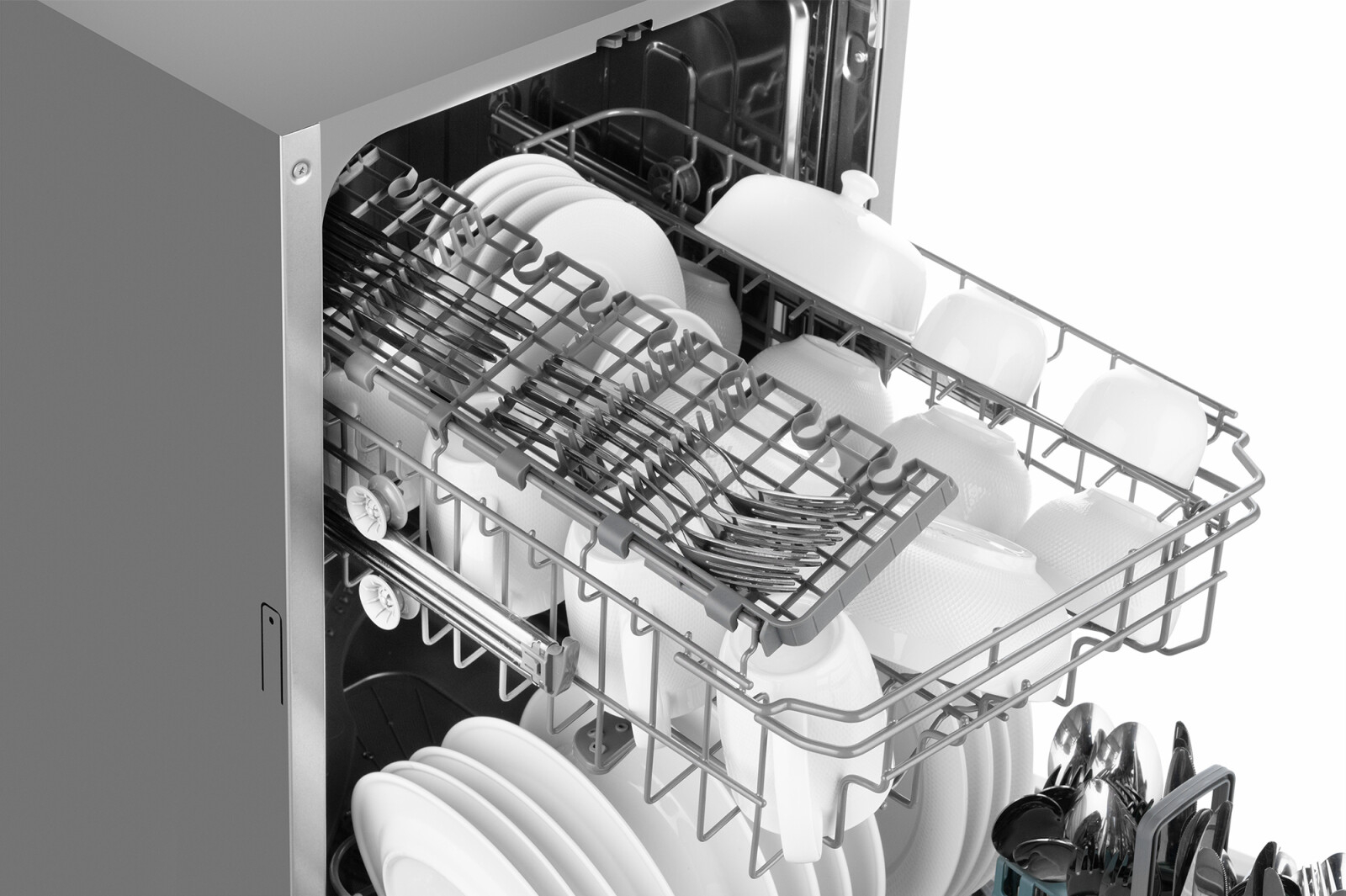 Машина посудомоечная встраиваемая WEISSGAUFF BDW 4526 D (BDW4526D) - Фото 14