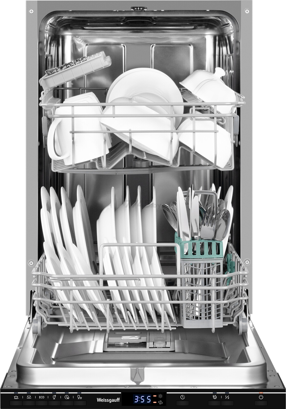 Машина посудомоечная встраиваемая WEISSGAUFF BDW 4526 D (BDW4526D) - Фото 9
