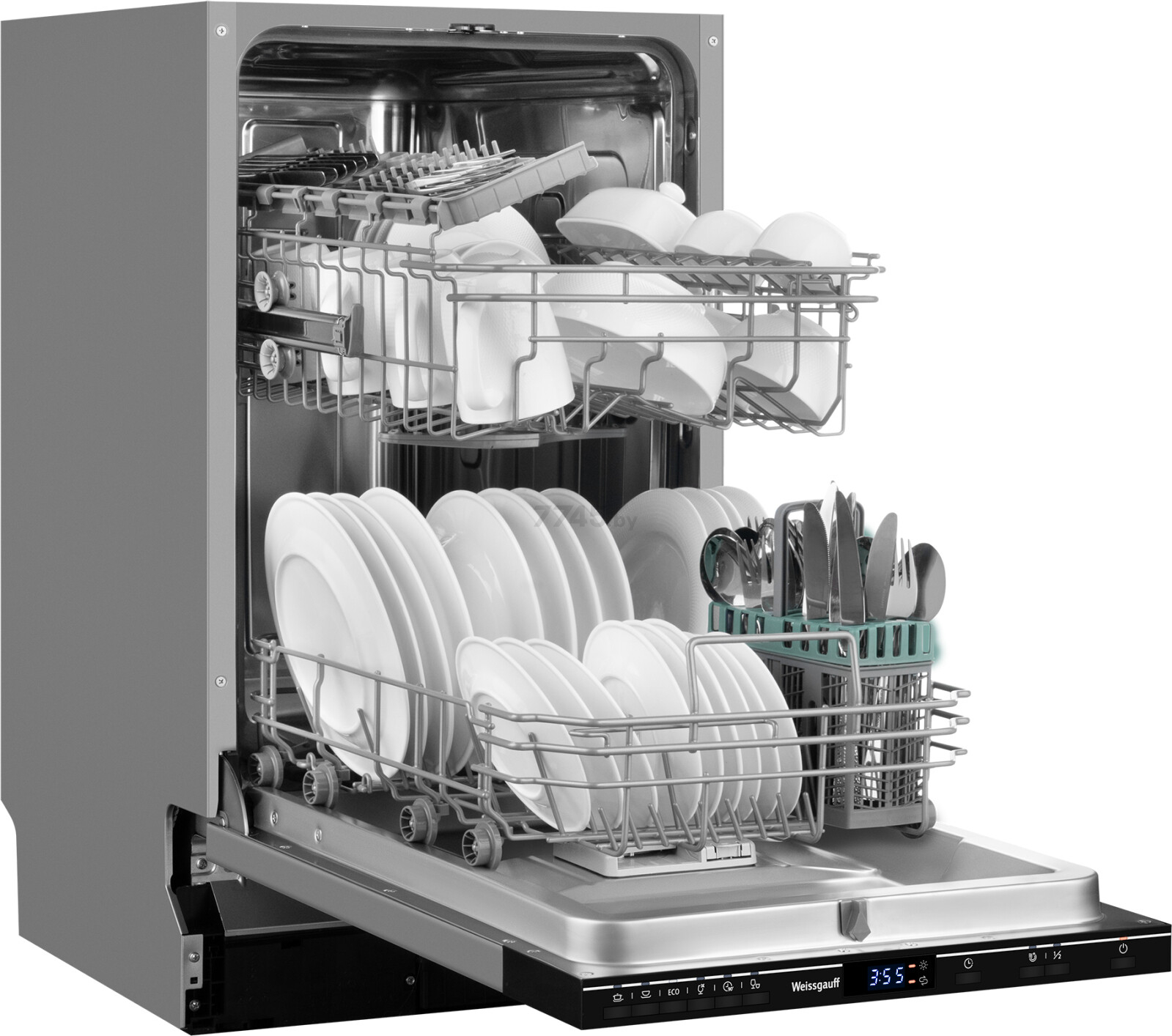 Машина посудомоечная встраиваемая WEISSGAUFF BDW 4526 D (BDW4526D) - Фото 10
