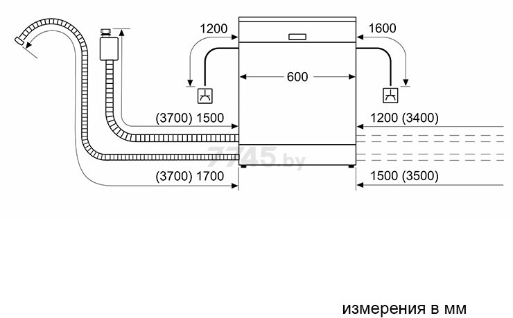 Машина посудомоечная встраиваемая BOSCH SMV4HVX03E - Фото 8