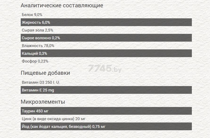 Влажный корм для кошек CHICOPEE утка с курицей консерва 400 г (H50814) - Фото 4