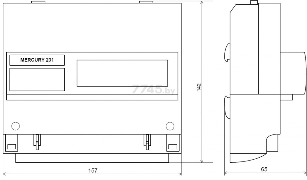 Счетчик электроэнергии трехфазный МЕРКУРИЙ 231 AT-01 I - Фото 4