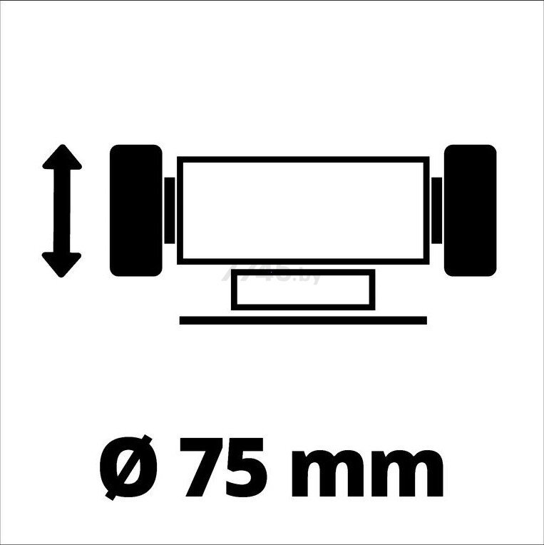 Станок точильный (точило) EINHELL TC-XG 75 Kit (4412559) - Фото 13