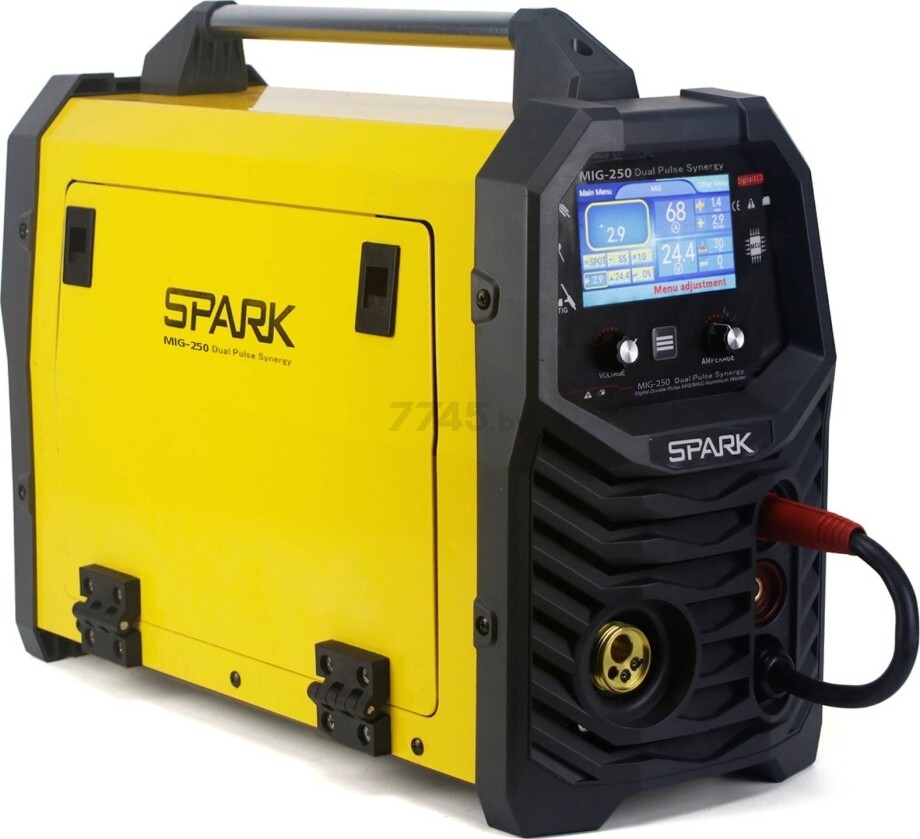 Полуавтомат сварочный SPARK MIG-250 Dual Pulse Synergy (MIG-250DPSSP)