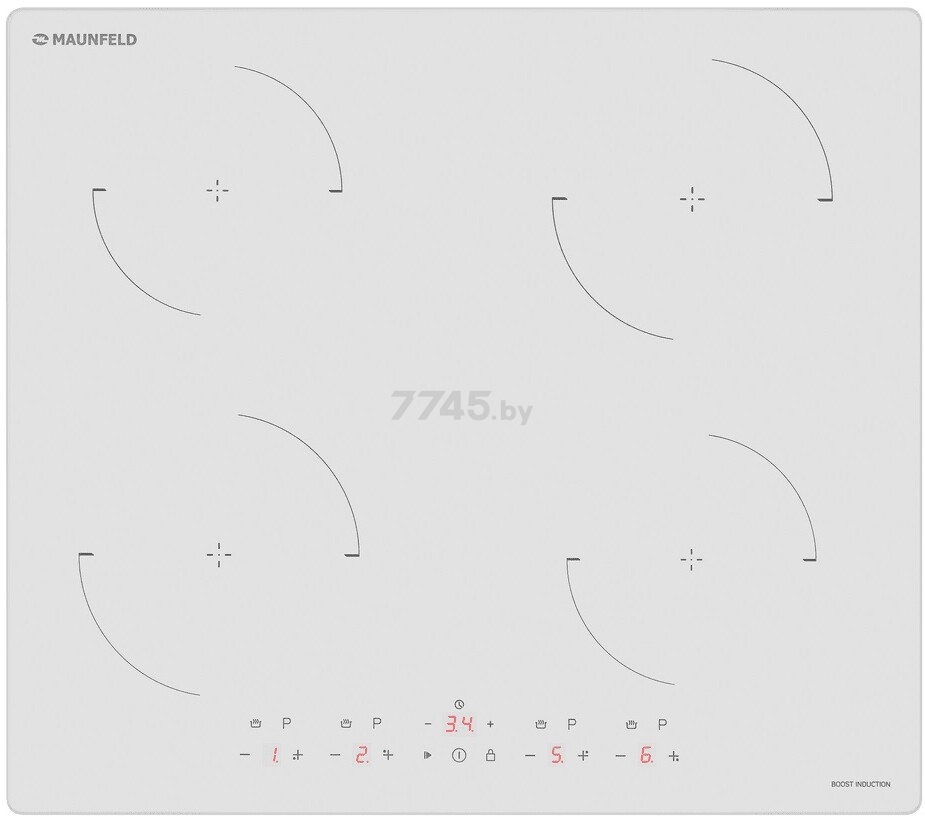 Панель варочная индукционная MAUNFELD CVI604EXWH (КА-00021612)