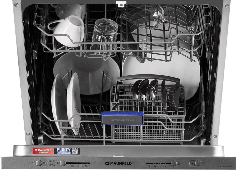 Машина посудомоечная встраиваемая MAUNFELD MLP-12S Light Beam (КА-00023193) - Фото 10