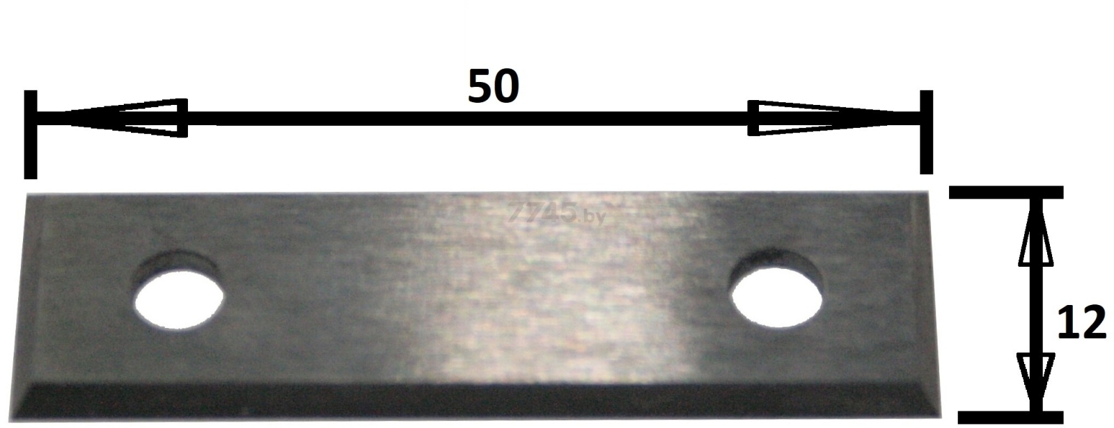 Пластина сменная для фрез 50х12 АЛМАЗ (50х12)
