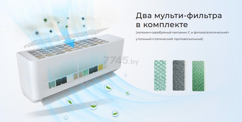 Сплит-система NEOCLIMA Pro-Health Inverter NS/NU-HAP12TWI - Фото 7