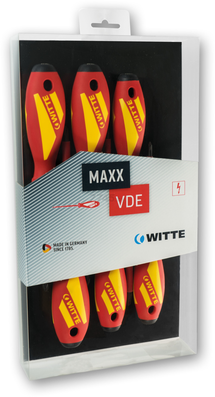 Набор отверток диэлектрических WITTE MAXX VDE 5 предметов (653744216)