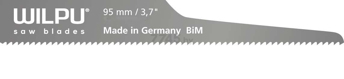 Полотно для пневматической пилы 95 мм WILPU L 2032 5 штук (2003200105) - Фото 2