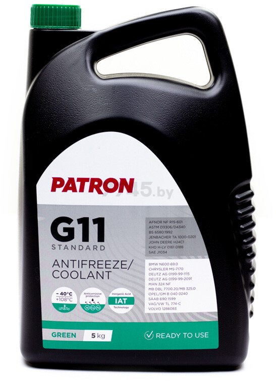 Антифриз G11 зеленый PATRON 5 кг (PCF4005)