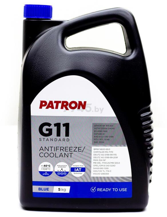 Антифриз G11 синий PATRON 5 кг (PCF3005)