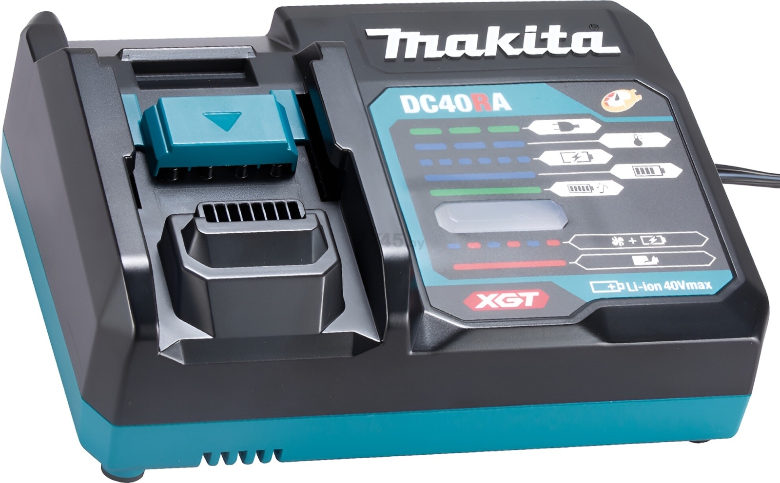 Комплект аккумулятор 40В 4Ач BL4040 2 штуки и зарядное устройство DC40RA MAKITA (191J99-7) - Фото 6