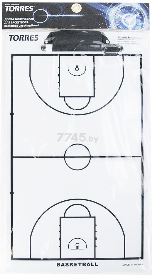Доска тактическая для баскетбола TORRES (TR1003B) - Фото 2