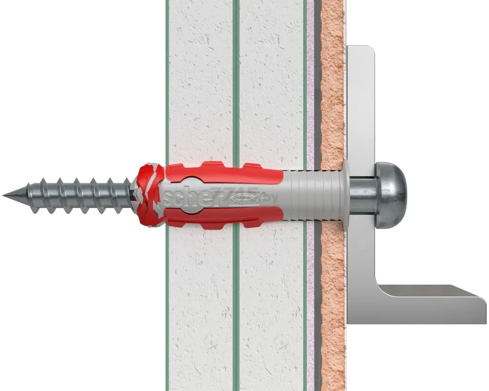 Дюбель FISCHER DuoSeal 8x48 А2 влагостойкий 25 штук (557728) - Фото 4