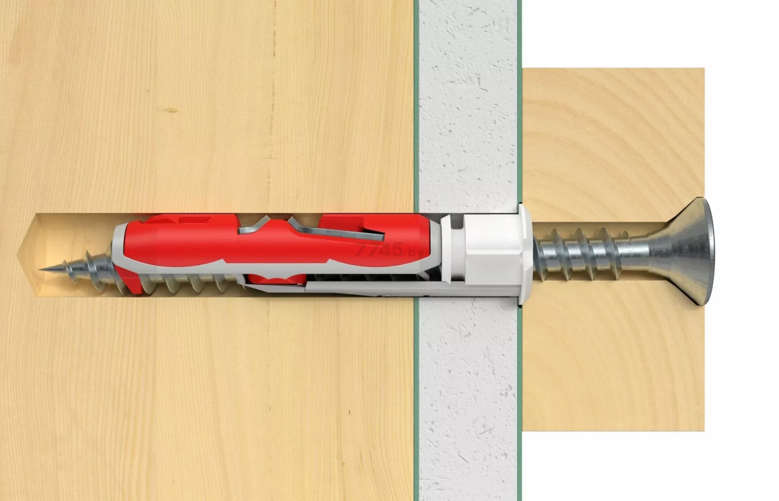 Дюбель FISCHER Duotec 10 Toggle Fixing 2 штуки (537262) - Фото 4