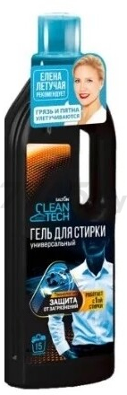 Гель для стирки SALTON CleanTech Универсальный 750 мл - Фото 3