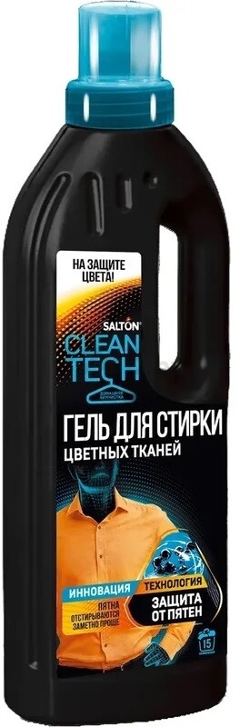 Гель для стирки SALTON CleanTech Для цветных тканей 750 мл