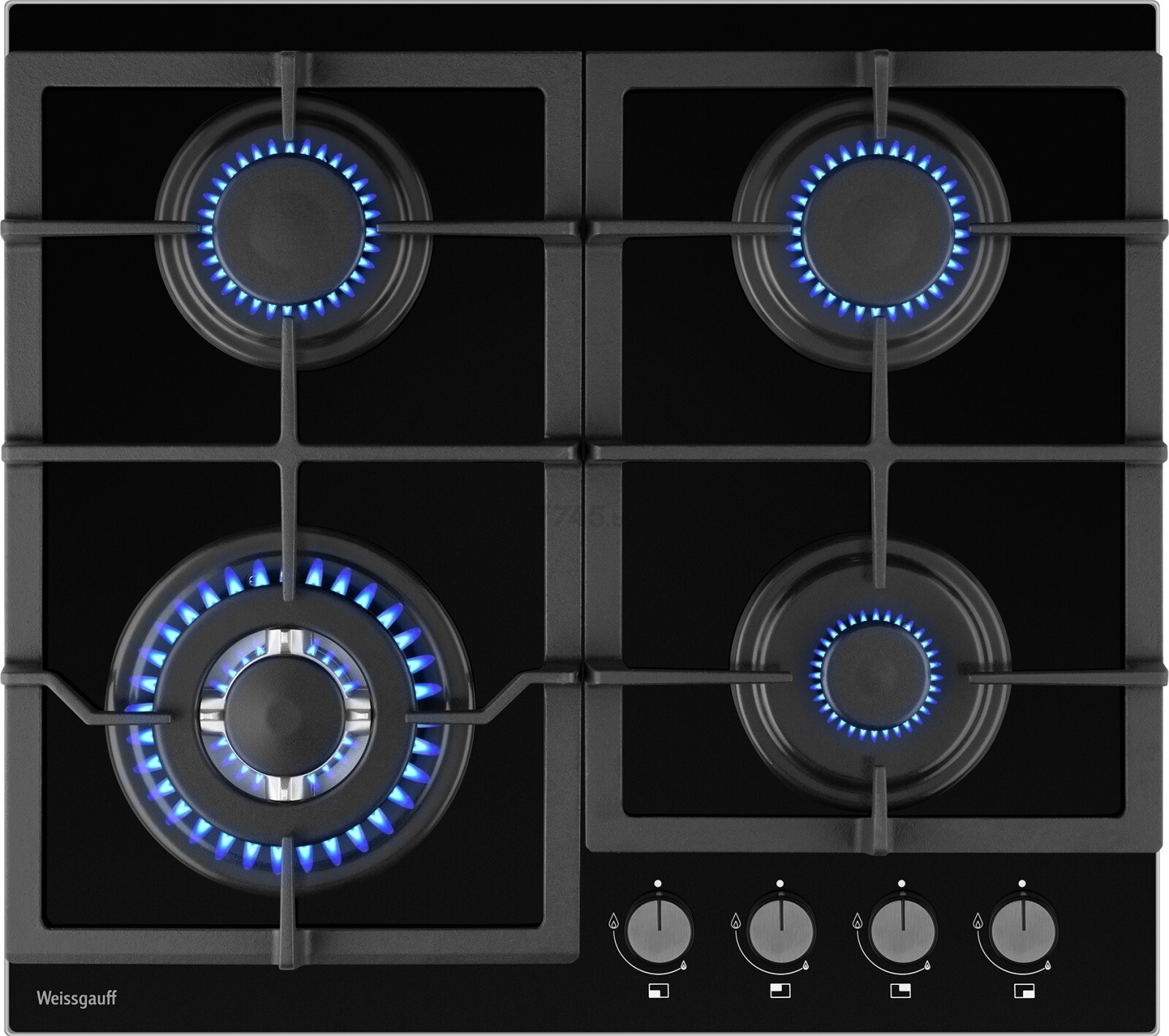 Панель варочная газовая WEISSGAUFF HGG 641 BGV (HGG641BGV)