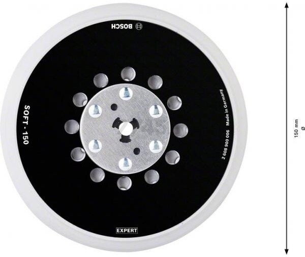 Тарелка опорная мягкая 150 мм BOSCH Expert Multihole (2608900006) - Фото 2