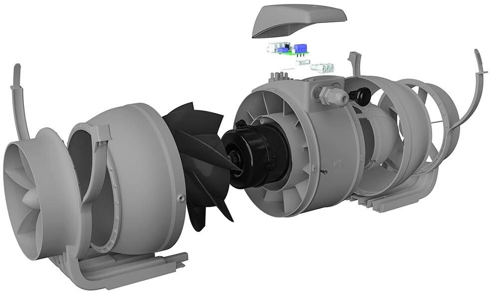 Вентилятор вытяжной канальный ЭРА Typhoon 125 2SP AT - Фото 5